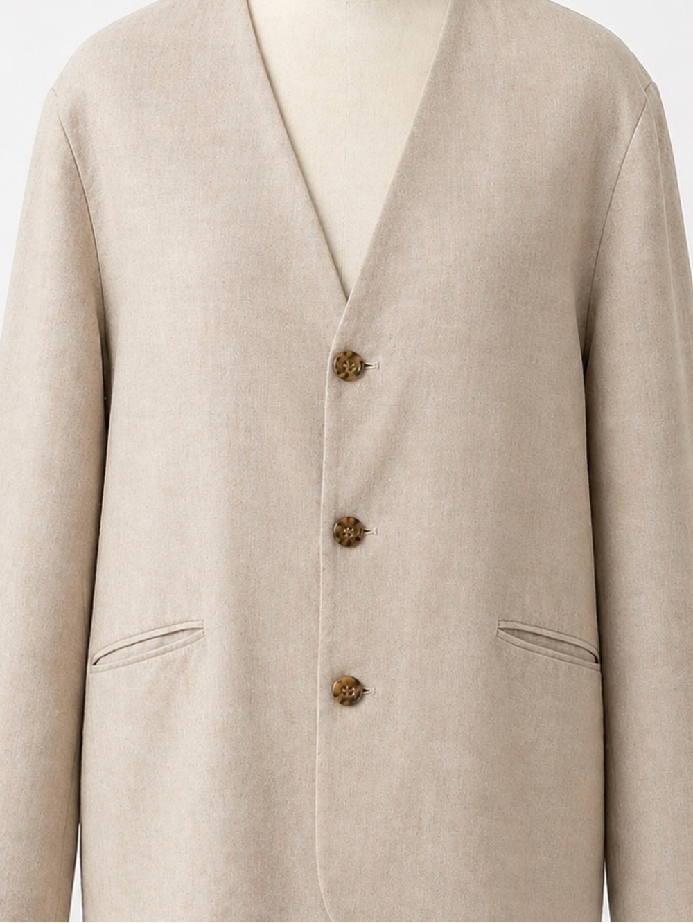 ALBUS LUMEN Agaso Oversized Linen Blazer  3X US 16